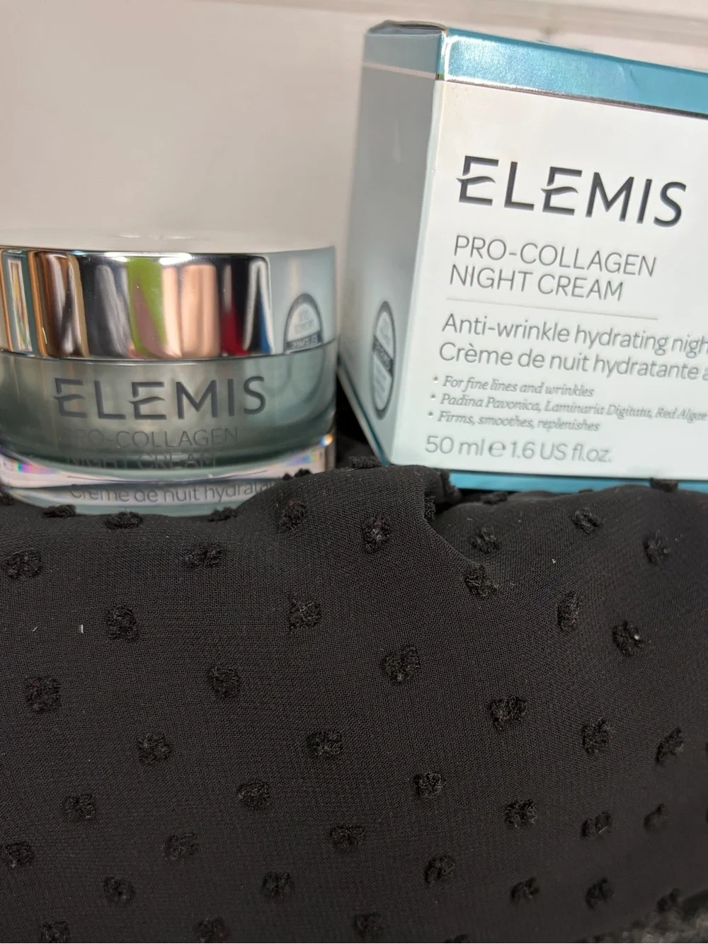 ELEMIS Pro-Collagen Night Cream in Silver and White